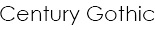 Century Gothic