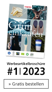 memo Werbeartikelbroschüre 2023 bestellen!