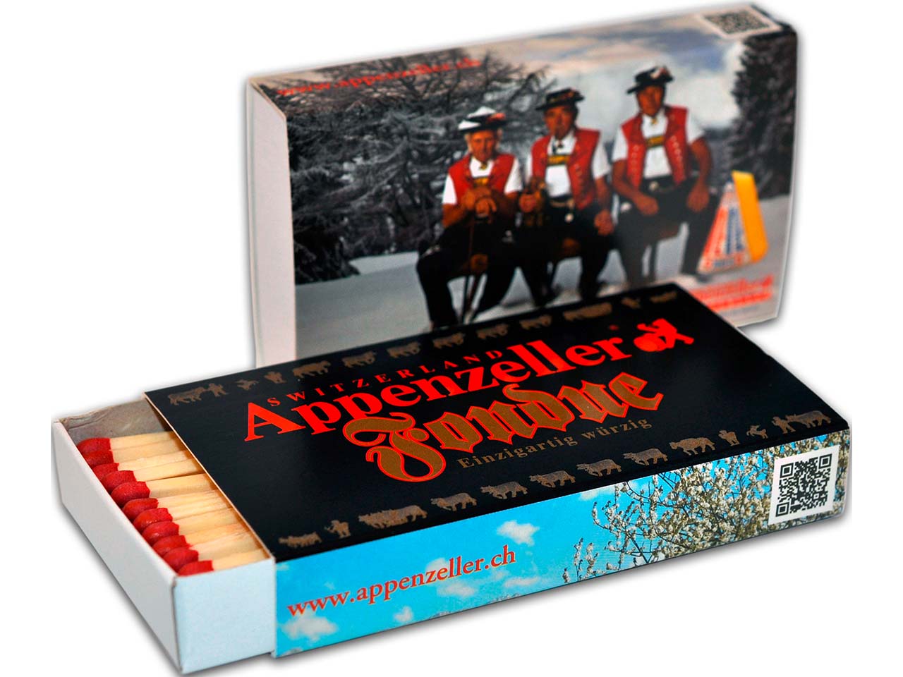 Kamin-Streichholzschachtel inkl. Aufdruck 110 x... - öko & fair kaufen