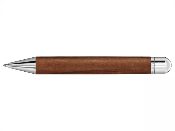 Ein Premium-Kugelschreiber Made in Germany: der 'Wood-in-Wood' (incl. Case) wird aus heimischen Obsthölzern gefertigt.